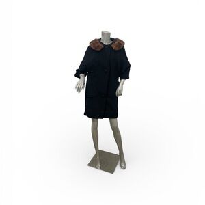 1950s Lilli Ann coat made of "Fabulous French Woolen" by the Blin & Blin